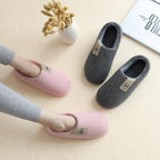 Winter Warm Shoes Woman Men Indoor Slippers Soft Plush Home Floor Slipper Anti-slip Womens Memory Foam House Slippers Indoor Lightweight Soft Cozy Home Slippers Stevvex