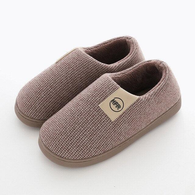 Winter Warm Shoes Woman Men Indoor Slippers Soft Plush Home Floor Slipper Anti-slip Womens Memory Foam House Slippers Indoor Lightweight Soft Cozy Home Slippers Stevvex