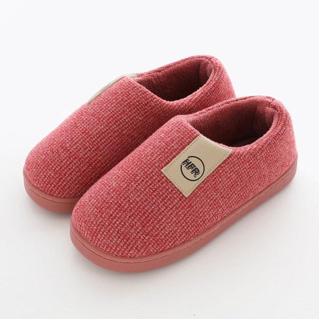 Winter Warm Shoes Woman Men Indoor Slippers Soft Plush Home Floor Slipper Anti-slip Womens Memory Foam House Slippers Indoor Lightweight Soft Cozy Home Slippers Stevvex