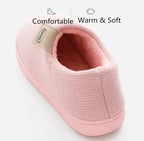 Winter Warm Shoes Woman Men Indoor Slippers Soft Plush Home Floor Slipper Anti-slip Womens Memory Foam House Slippers Indoor Lightweight Soft Cozy Home Slippers Stevvex