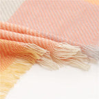 Winter Warm Soft Bandana Plaid Warm Headwear Triangle Scarves Scarf Cashmere Scarf Knit Wraps Shawls Hijabs Shawls Escharpe Elegant Cashmere Scarf Head Wrap Bandana Blanket Shawls Wraps For Female Stevvex
