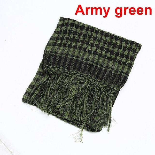Winter Warm Unisex Fashion Lightweight Military Men Scarves Arab Tactical Desert Army Keffiyeh Scarf Military Scarves Shemagh Palestine Islamic Multifunction Tactical cotton head Scarf square Arabic Keffiyeh Wrap Bandana Women Men Stevvex