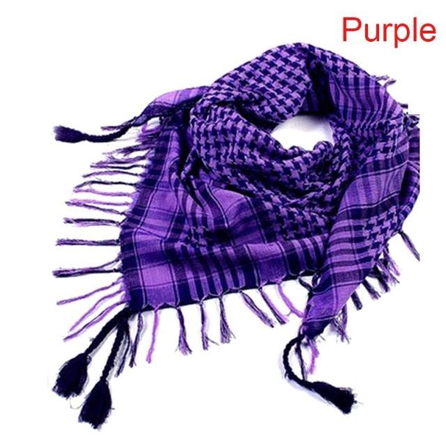 Winter Warm Unisex Fashion Lightweight Military Men Scarves Arab Tactical Desert Army Keffiyeh Scarf Military Scarves Shemagh Palestine Islamic Multifunction Tactical cotton head Scarf square Arabic Keffiyeh Wrap Bandana Women Men Stevvex