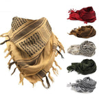 Winter Warm Unisex Fashion Lightweight Military Men Scarves Arab Tactical Desert Army Keffiyeh Scarf Military Scarves Shemagh Palestine Islamic Multifunction Tactical cotton head Scarf square Arabic Keffiyeh Wrap Bandana Women Men Stevvex