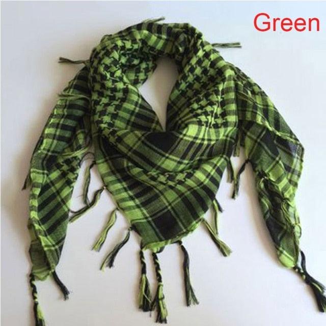 Winter Warm Unisex Fashion Lightweight Military Men Scarves Arab Tactical Desert Army Keffiyeh Scarf Military Scarves Shemagh Palestine Islamic Multifunction Tactical cotton head Scarf square Arabic Keffiyeh Wrap Bandana Women Men Stevvex