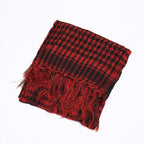 Winter Warm Unisex Fashion Lightweight Military Men Scarves Arab Tactical Desert Army Keffiyeh Scarf Military Scarves Shemagh Palestine Islamic Multifunction Tactical cotton head Scarf square Arabic Keffiyeh Wrap Bandana Women Men Stevvex