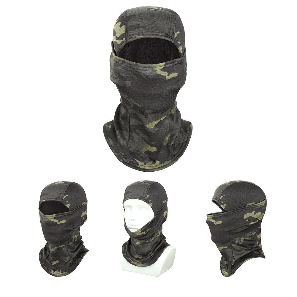 Winter Warmer Fleece Tactical Balaclava Full Face Mask Ski Paintball Running Hunting Hiking Cycling Sports Snowboard Scarf Men Motocross Summer Men Face Scarf Mask Sunscreen Dustproof Army Cycling Hunting Fishing Tactical Airsoft Hat Stevvex