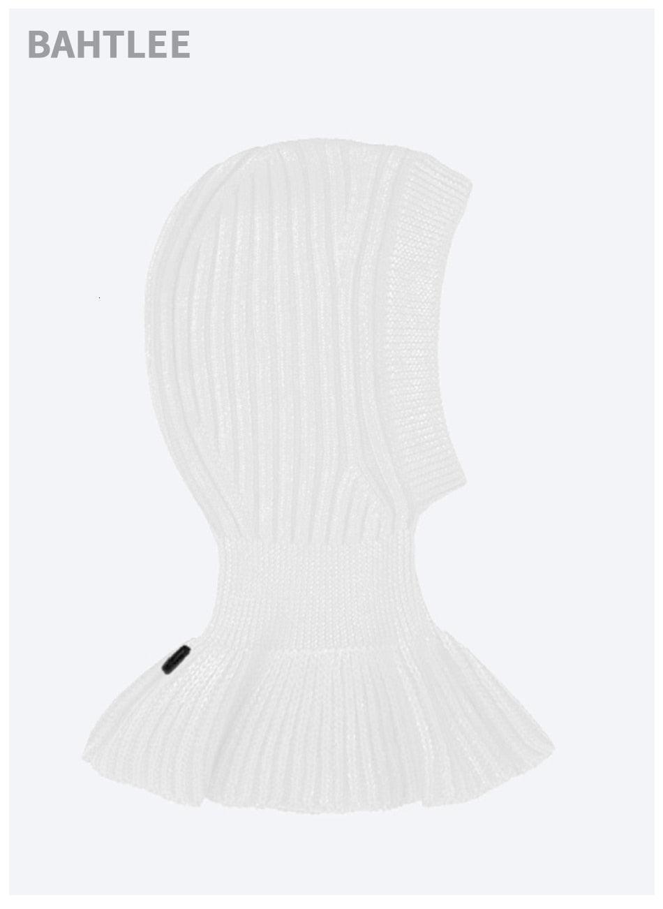 Winter Women Balaclava Wool Knitted Hat Scarf Caps Neck Warmer Hats Winter Motorcycle Mask Keep Warm Thermal Knitting Balaclava Motorbike Riding Face Mask Winter Warmed Windproof Ski Mask Cycling Hunting Fishing Tactical Airsoft Hat Stevvex