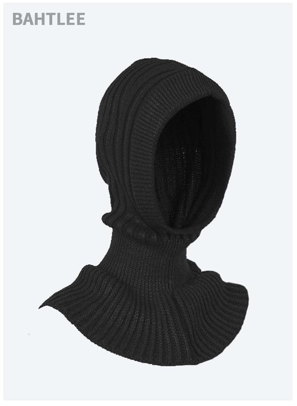 Winter Women Balaclava Wool Knitted Hat Scarf Caps Neck Warmer Hats Winter Motorcycle Mask Keep Warm Thermal Knitting Balaclava Motorbike Riding Face Mask Winter Warmed Windproof Ski Mask Cycling Hunting Fishing Tactical Airsoft Hat Stevvex
