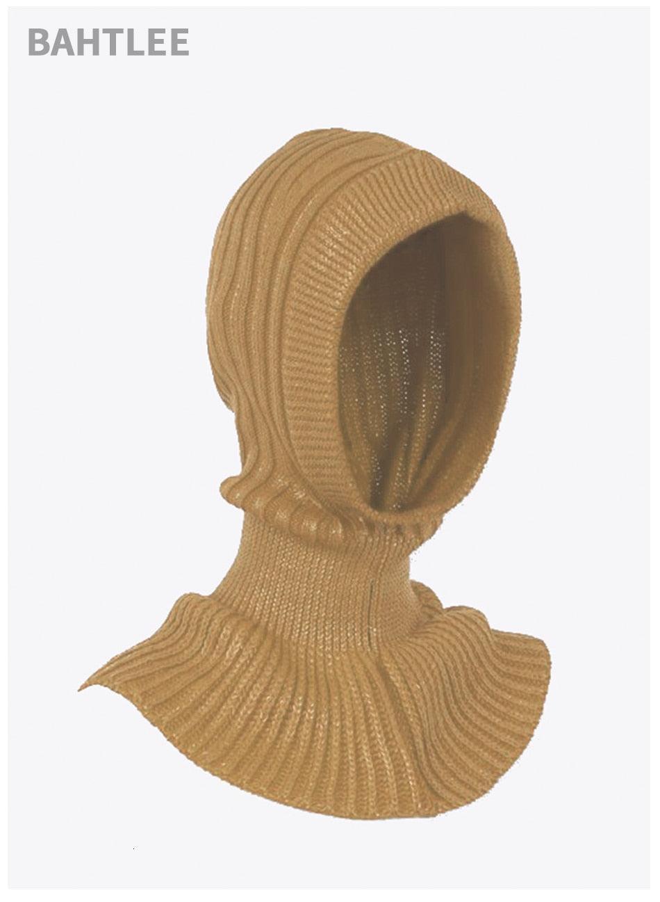 Winter Women Balaclava Wool Knitted Hat Scarf Caps Neck Warmer Hats Winter Motorcycle Mask Keep Warm Thermal Knitting Balaclava Motorbike Riding Face Mask Winter Warmed Windproof Ski Mask Cycling Hunting Fishing Tactical Airsoft Hat Stevvex