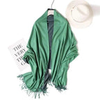Winter Women Scarf Fashion Solid Soft  Scarves For Lady Shawls Wrap Casual Wear Travel Friendly For Winter Fall Winter Classic Warm Soft Chunky Warm Scarves Wrap Scarf Stevvex