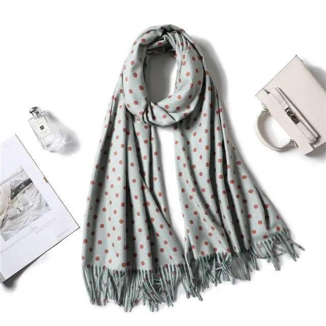 Winter Women Scarf Fashion Solid Soft  Scarves For Lady Shawls Wrap Casual Wear Travel Friendly For Winter Fall Winter Classic Warm Soft Chunky Warm Scarves Wrap Scarf Stevvex