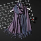 Winter Women Scarf Fashion Solid Soft  Scarves For Lady Shawls Wrap Casual Wear Travel Friendly For Winter Fall Winter Classic Warm Soft Chunky Warm Scarves Wrap Scarf Stevvex