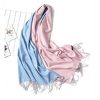 Winter Women Scarf Fashion Solid Soft  Scarves For Lady Shawls Wrap Casual Wear Travel Friendly For Winter Fall Winter Classic Warm Soft Chunky Warm Scarves Wrap Scarf Stevvex