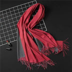 Winter Women Scarf Fashion Solid Soft  Scarves For Lady Shawls Wrap Casual Wear Travel Friendly For Winter Fall Winter Classic Warm Soft Chunky Warm Scarves Wrap Scarf Stevvex