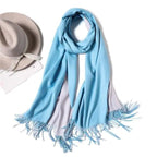 Winter Women Scarf Fashion Solid Soft  Scarves For Lady Shawls Wrap Casual Wear Travel Friendly For Winter Fall Winter Classic Warm Soft Chunky Warm Scarves Wrap Scarf Stevvex