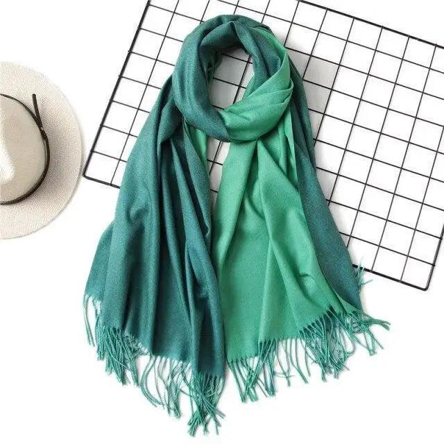 Winter Women Scarf Fashion Solid Soft  Scarves For Lady Shawls Wrap Casual Wear Travel Friendly For Winter Fall Winter Classic Warm Soft Chunky Warm Scarves Wrap Scarf Stevvex