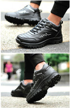 Winter Womens Mens Boots Shoes Plush Warm Sneakers Outdoor Waterproof Ankle Snow Boots Casual Leather Hiking Boots Outdoor Trekking Boot Mid Hiker Boot For Mens Stevvex