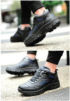 Winter Womens Mens Boots Shoes Plush Warm Sneakers Outdoor Waterproof Ankle Snow Boots Casual Leather Hiking Boots Outdoor Trekking Boot Mid Hiker Boot For Mens Stevvex