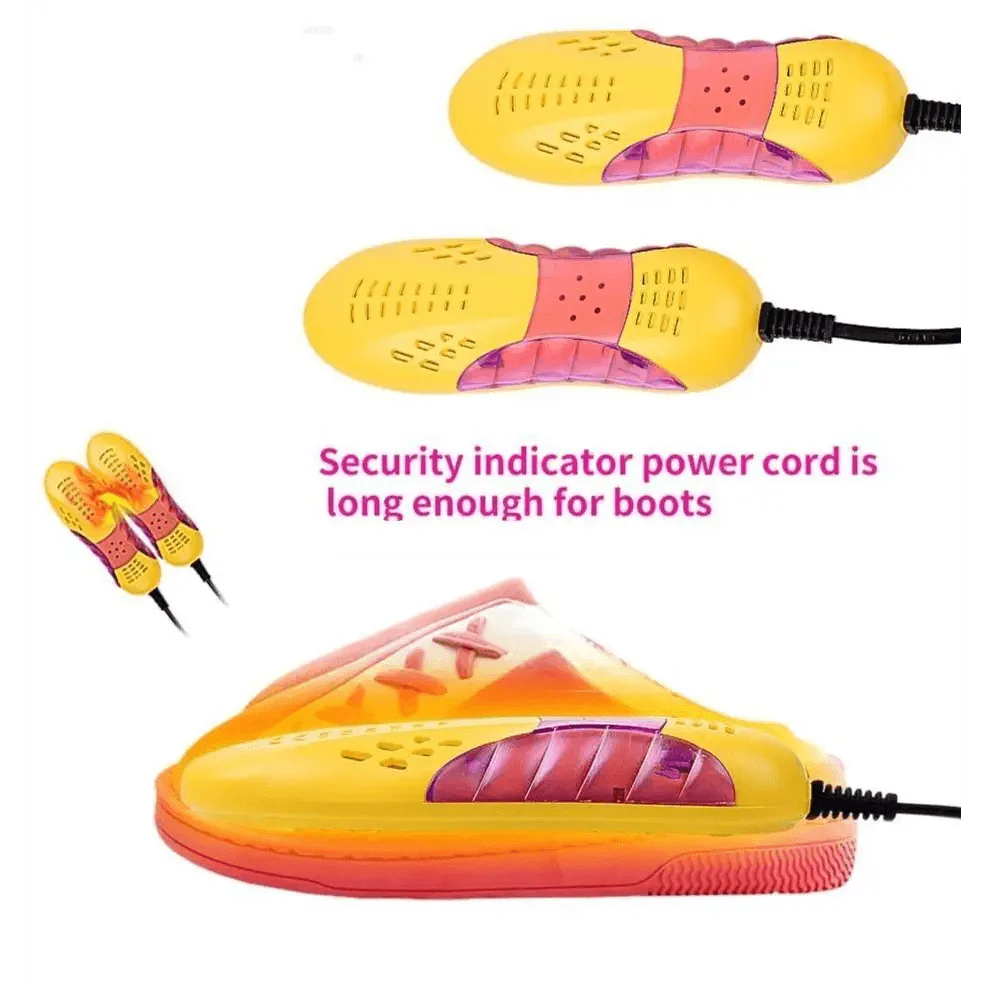 Winter Yellow Shoe Dryer Lightweight Portable Shoe Warmer Machine Heater Household Essential For Autumn Stevvex