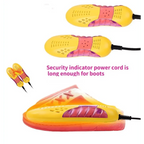 Winter Yellow Shoe Dryer Lightweight Portable Shoe Warmer Machine Heater Household Essential For Autumn Stevvex