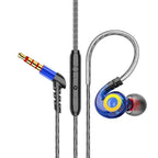 Wired Earphones In-Ear For Computer PC 3.5mm Earbuds Stereo Headset Gamer Handsfree With Mic Wired Earbuds Noise Isolating in-Ear Headphones Earphones with Mic Volume Control 3.5mm Plug for Sports Workout Compatible Stevvex