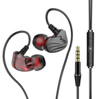 Wired Earphones In-Ear For Computer PC 3.5mm Earbuds Stereo Headset Gamer Handsfree With Mic Wired Earbuds Noise Isolating in-Ear Headphones Earphones with Mic Volume Control 3.5mm Plug for Sports Workout Compatible Stevvex