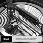 Wired Earphones In-Ear For Computer PC 3.5mm Earbuds Stereo Headset Gamer Handsfree With Mic Wired Earbuds Noise Isolating in-Ear Headphones Earphones with Mic Volume Control 3.5mm Plug for Sports Workout Compatible Stevvex
