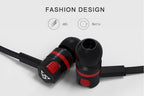 Wired in-Ear Headphones With Tangle-Free Cord Noise Isolating Bass Driven Sound Metal Earphones Carry Case Ear Bud Tips In-ear Earphone  Super Bass Sound Sport Headset With Mic for Phones Ear Phone For Women 3.5mm Stevvex