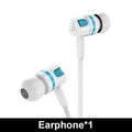Wired in-Ear Headphones With Tangle-Free Cord Noise Isolating Bass Driven Sound Metal Earphones Carry Case Ear Bud Tips In-ear Earphone  Super Bass Sound Sport Headset With Mic for Phones Ear Phone For Women 3.5mm Stevvex