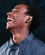 Wireless Black Gaming Bluetooth Headset Earphone Gamer Bass Quality Sound Headphones With Mic In Ear Headphones 25H Playtime Bluetooth Running Wireless Earbuds With Smart Touch Control Design For Sports Stevvex