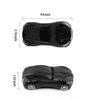 Wireless Black Sports Car USB Mouse Design Computer 1600 DPI Mouse Mini Ergonomic Gaming Mouse For Laptop And Computer 2.4Ghz Stevvex