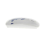 Wireless Blue White Flower Pattern Mouse Optical Mice 1600 DPI Wireless Mouse Portable Mobile Office USB Mouse Stevvex