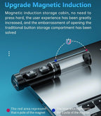 Wireless Bluetooth 5.1 Earphones Wireless Charging Case IPX8 Waterproof Stereo Headphones In Ear Built in Mic Headset Touch Control Earbuds Wireless Earbuds Case With Flashlight Noise Isolating Clear Calls Rich Bass In-Ear Sports Headset Stevvex