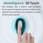 Wireless Bluetooth 5.1 Earphones Wireless Charging Case IPX8 Waterproof Stereo Headphones In Ear Built in Mic Headset Touch Control Earbuds Wireless Earbuds Case With Flashlight Noise Isolating Clear Calls Rich Bass In-Ear Sports Headset Stevvex