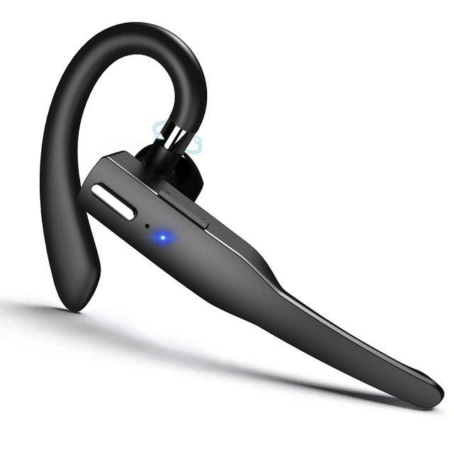 Wireless Bluetooth Business Earphone Noise Isolating Earbuds Wireless Headphones With Chraging Case LED Display Built-in Microphones For Clear Calls Single Over Ear Handsfree Earbud For Driving Charging Case Headphone Microphone Office Headset For Work Stevvex