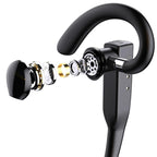 Wireless Bluetooth Business Earphone Noise Isolating Earbuds Wireless Headphones With Chraging Case LED Display Built-in Microphones For Clear Calls Single Over Ear Handsfree Earbud For Driving Charging Case Headphone Microphone Office Headset For Work Stevvex