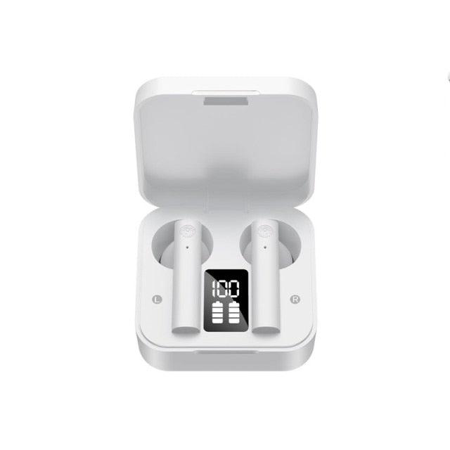 Wireless Bluetooth Earphone Air Sports Running Headphone LED Display Earbuds Noise Reduction Updated Design with Industry Leading Sound & Improved Comfort, Long Wireless Range Stevvex