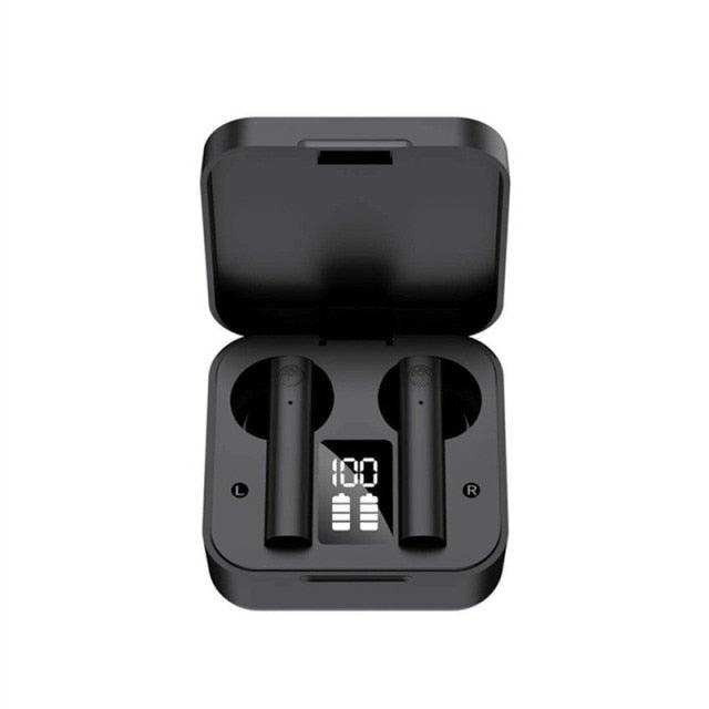 Wireless Bluetooth Earphone Air Sports Running Headphone LED Display Earbuds Noise Reduction Updated Design with Industry Leading Sound & Improved Comfort, Long Wireless Range Stevvex