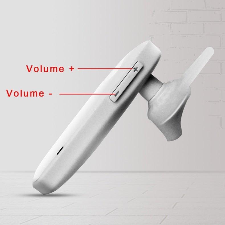 Wireless Bluetooth Earphone In-ear Single Mini Volume Control Earbud Hands Free Call Stereo Music Headset With Microphone Ultralight Earphone Hands-Free Compatible For Smart Phones Stevvex