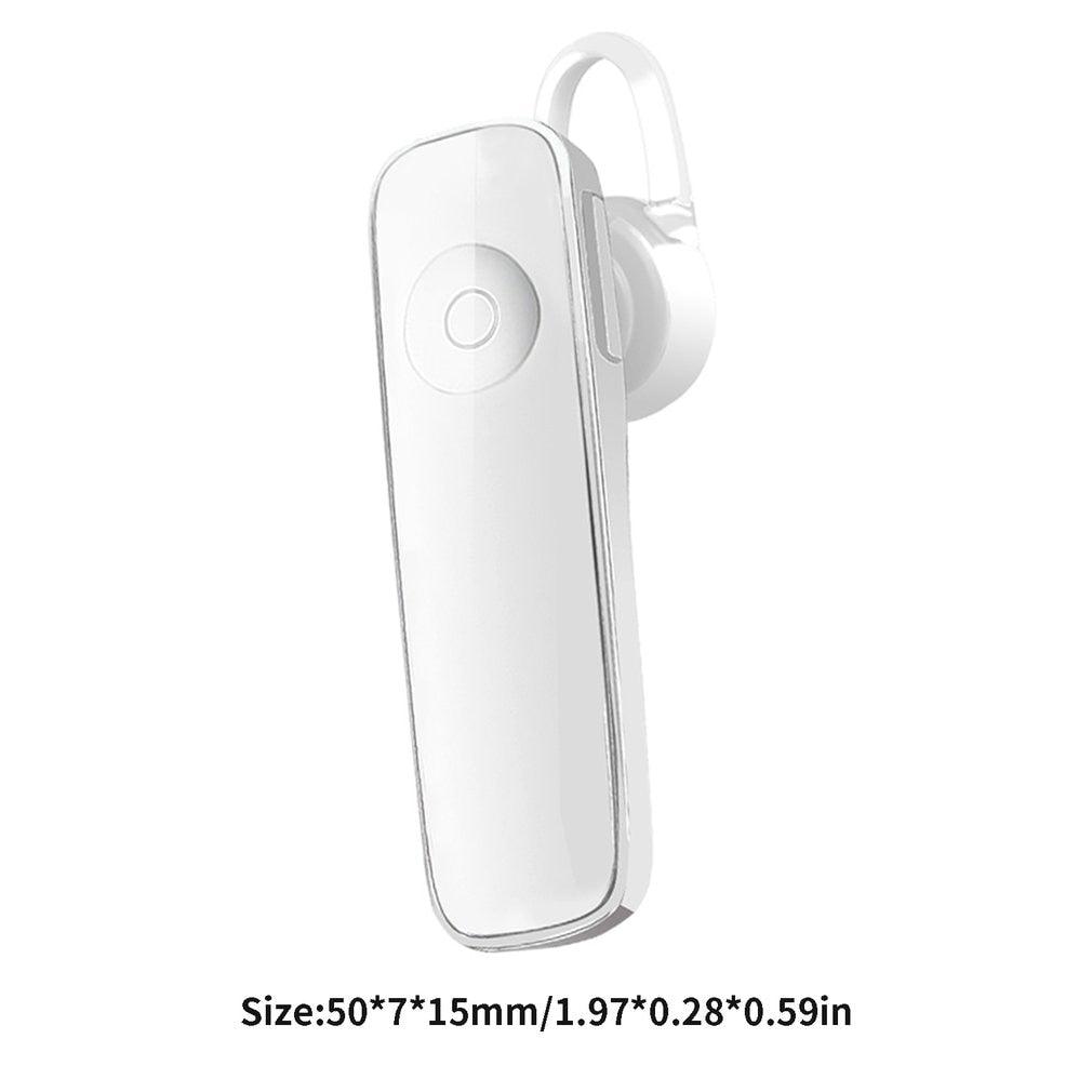 Wireless Bluetooth Earphone In-ear Single Mini Volume Control Earbud Hands Free Call Stereo Music Headset With Microphone Ultralight Earphone Hands-Free Compatible For Smart Phones Stevvex
