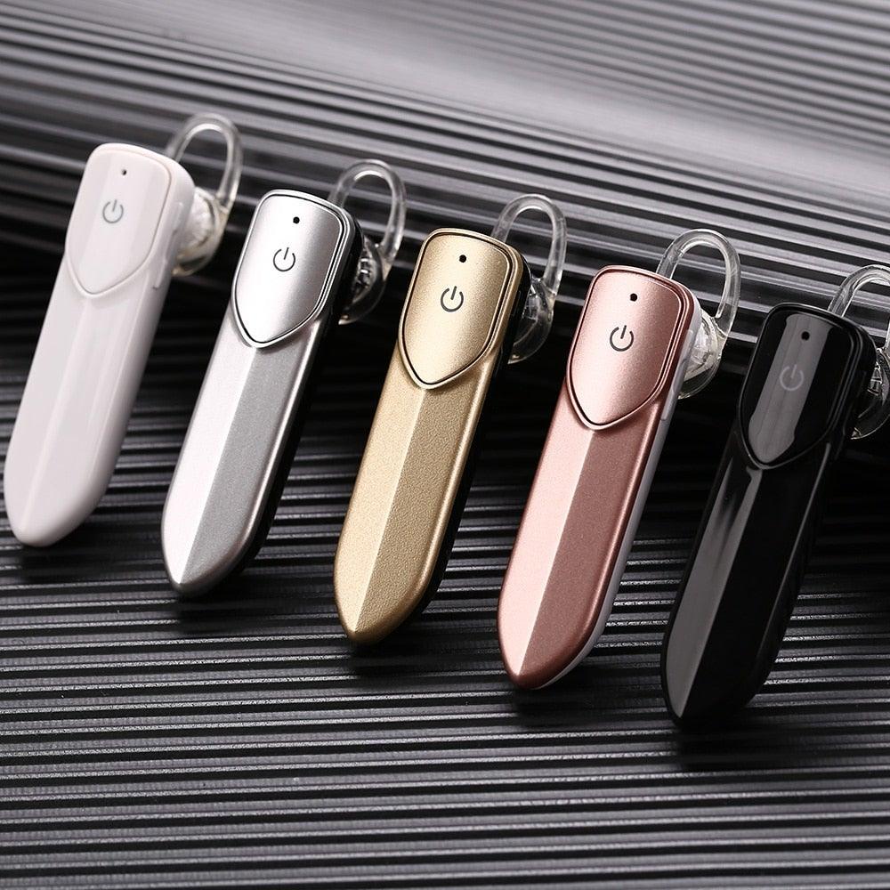 Wireless Bluetooth Headset Business Hands Free Long Standby V5.0 Earphones Waterproof Sport Earbuds With Microphone For Driving Stevvex