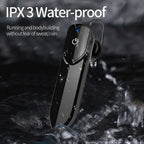 Wireless Bluetooth Headset Business Hands Free Long Standby V5.0 Earphones Waterproof Sport Earbuds With Microphone For Driving Stevvex