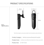 Wireless Bluetooth Headset Business Hands Free Long Standby V5.0 Earphones Waterproof Sport Earbuds With Microphone For Driving Stevvex