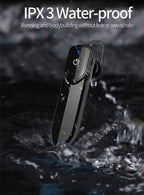 Wireless Bluetooth Headset Business Hands Free Long Standby V5.0 Earphones Waterproof Sport Earbuds With Microphone For Driving Stevvex