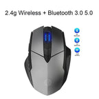 Wireless Design 2.4 GHz Ergonomic Mouse 1600 DPI USB Optical Bluetooth-Compatible Mouse Computer Gaming Mouse Stevvex