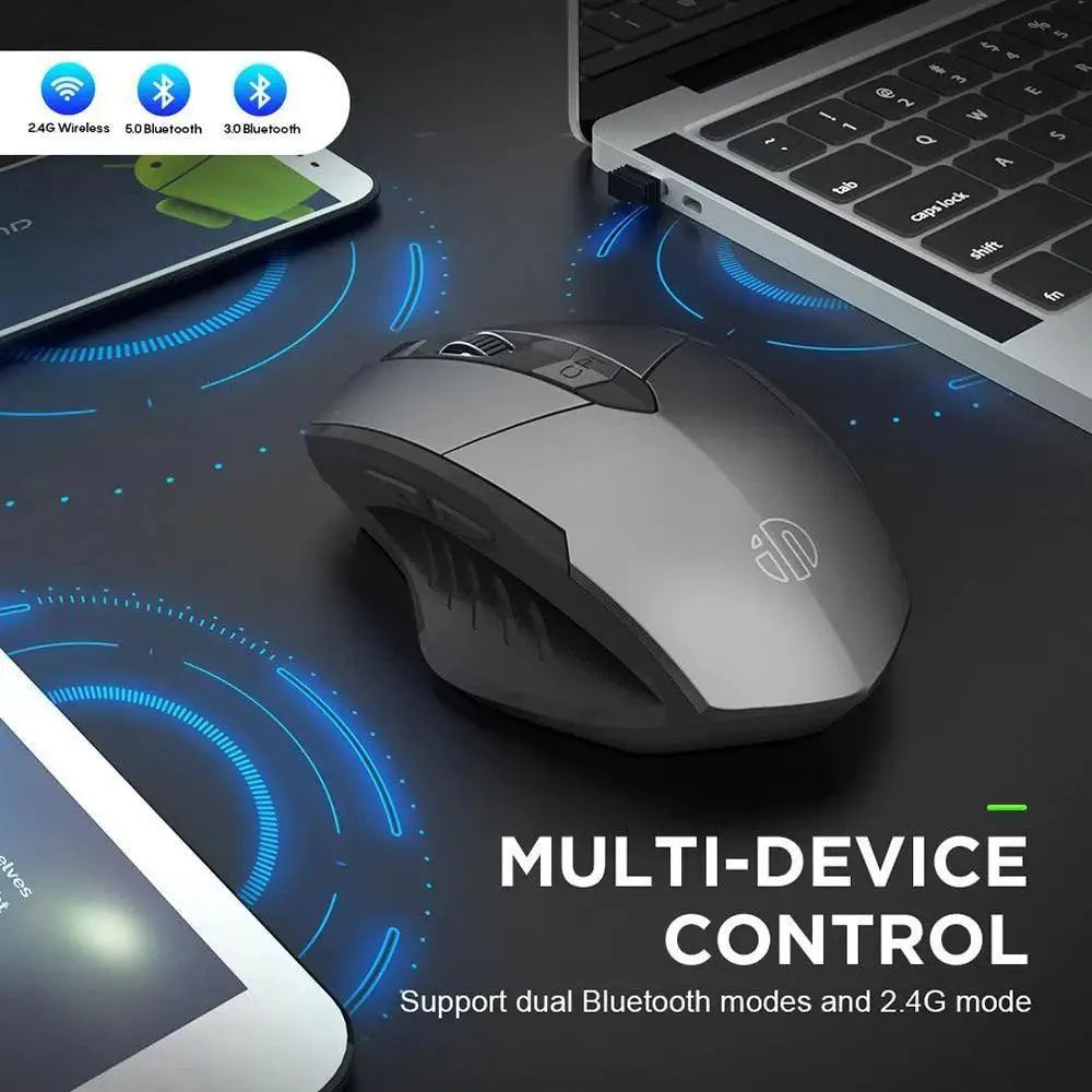 Wireless Design 2.4 GHz Ergonomic Mouse 1600 DPI USB Optical Bluetooth-Compatible Mouse Computer Gaming Mouse Stevvex