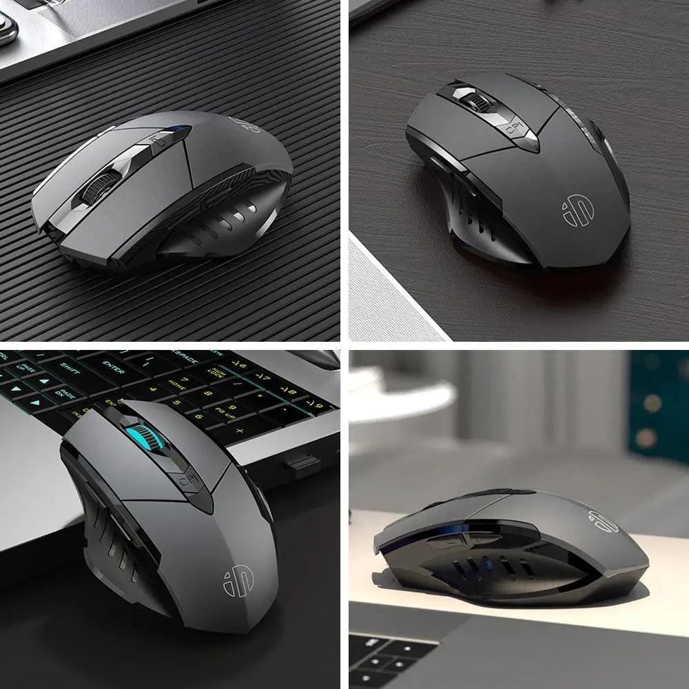 Wireless Design 2.4 GHz Ergonomic Mouse 1600 DPI USB Optical Bluetooth-Compatible Mouse Computer Gaming Mouse Stevvex