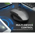 Wireless Design 2.4 GHz Ergonomic Mouse 1600 DPI USB Optical Bluetooth-Compatible Mouse Computer Gaming Mouse Stevvex