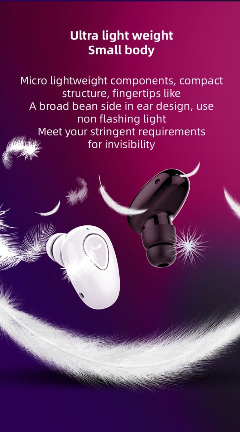 Wireless Earbuds Single Bluetooth-compatible Earphones Handsfree With Mic Waterproof Sport Stereo Headset Updated Design with Industry Leading Sound & Improved Comfort, Long Wireless Range, Stevvex